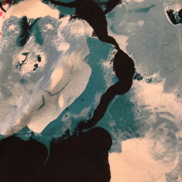 Joseph A. Women’s Flower Print Button Up Front Cardigan M. EUC 3/4 Sleeve - Picture 3 of 6